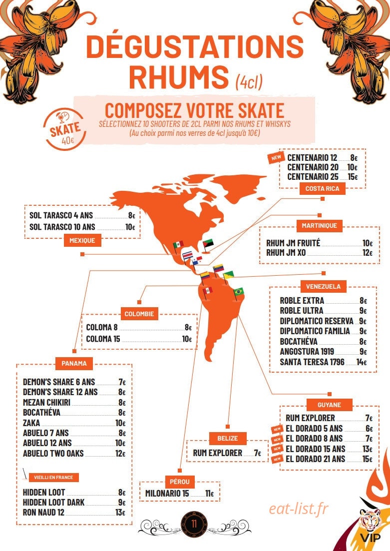 VIP — carte page 16