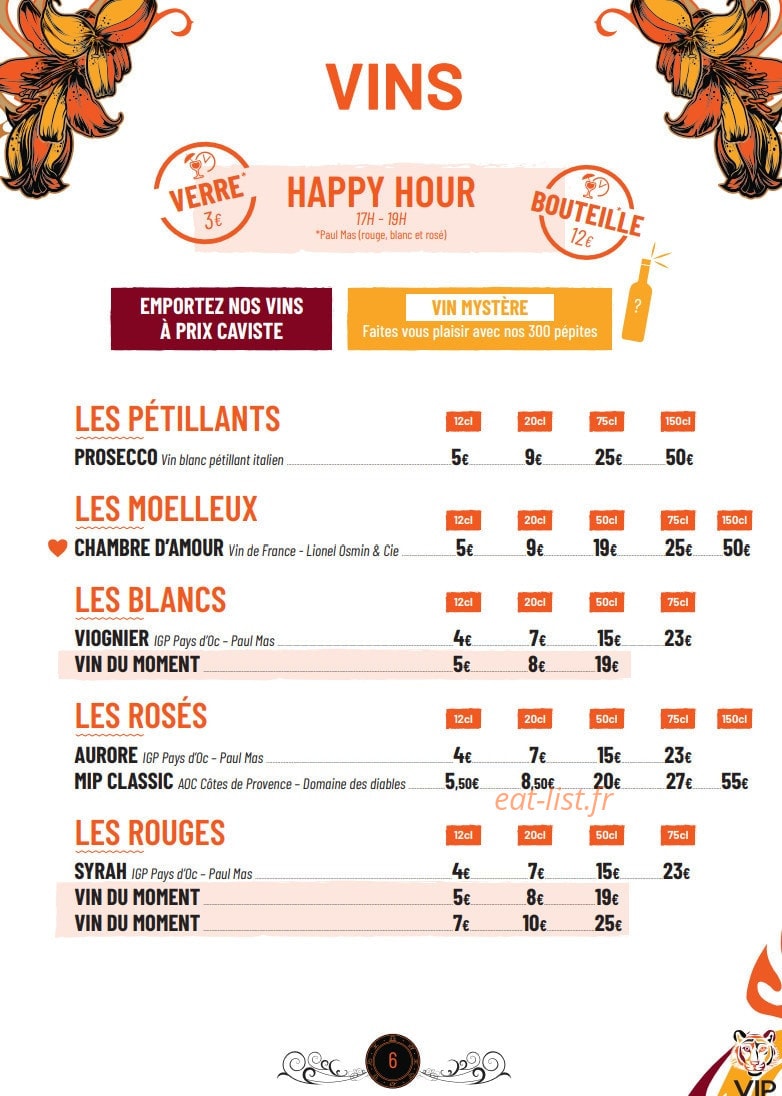 VIP — carte page 11