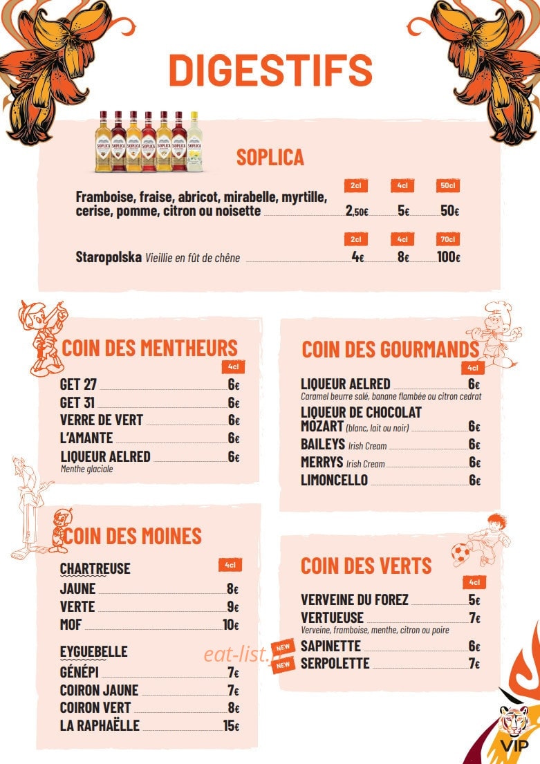 VIP — carte page 15