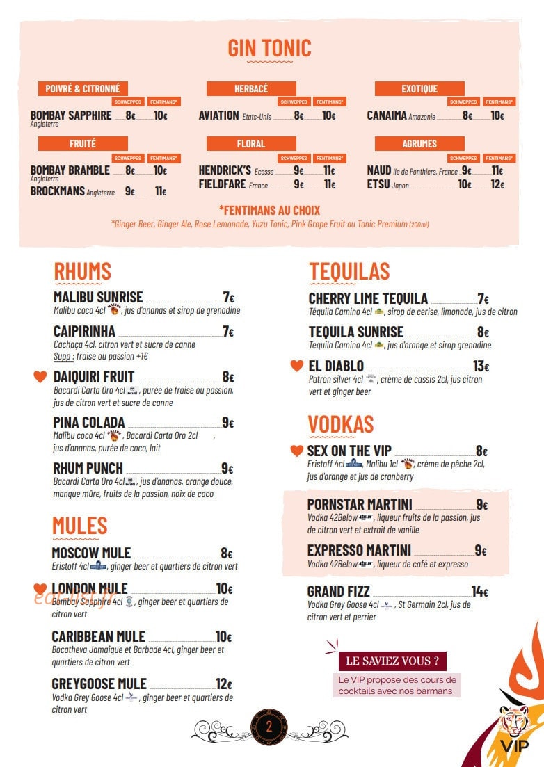 VIP — carte page 7