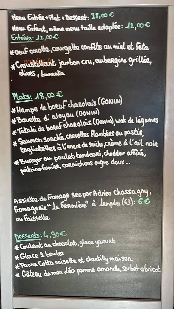 Côte à Côte — carte page 1