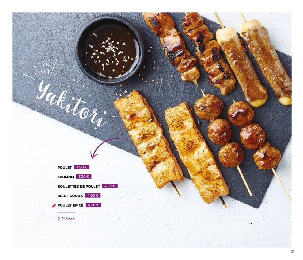 Carte et menu de Eat Sushi à Andrezieux Boutheon — Yakitori