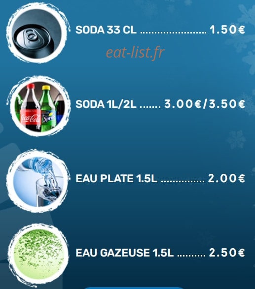 Carte et menu de Il Forno à Andrezieux Boutheon — Les boissons