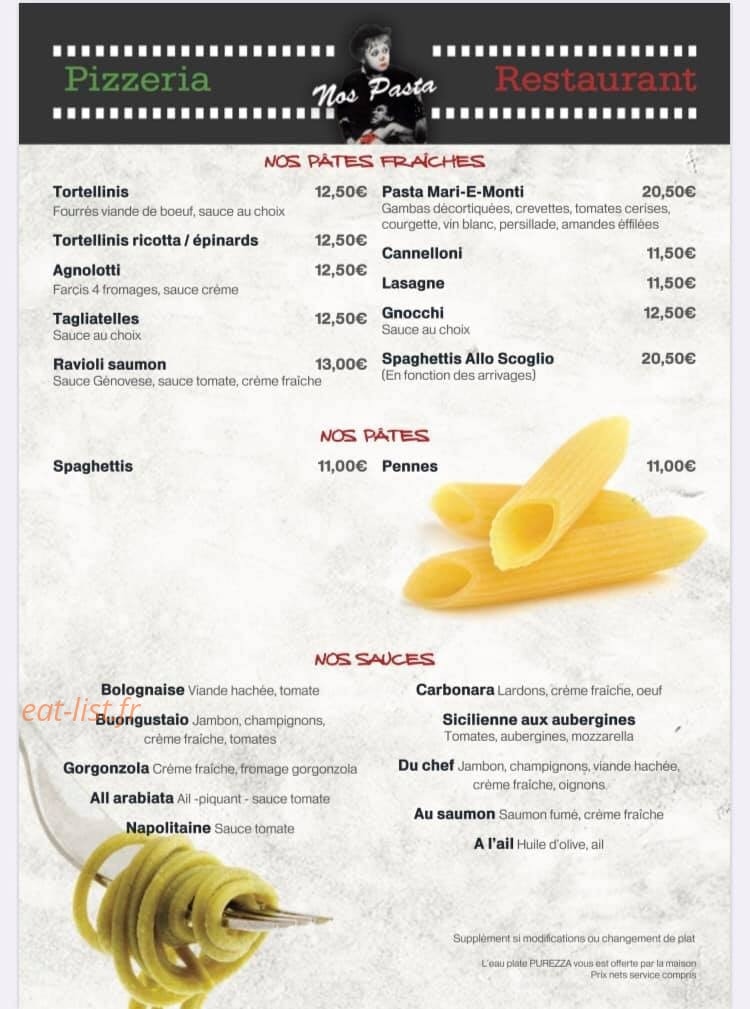 La Strada — carte page 6