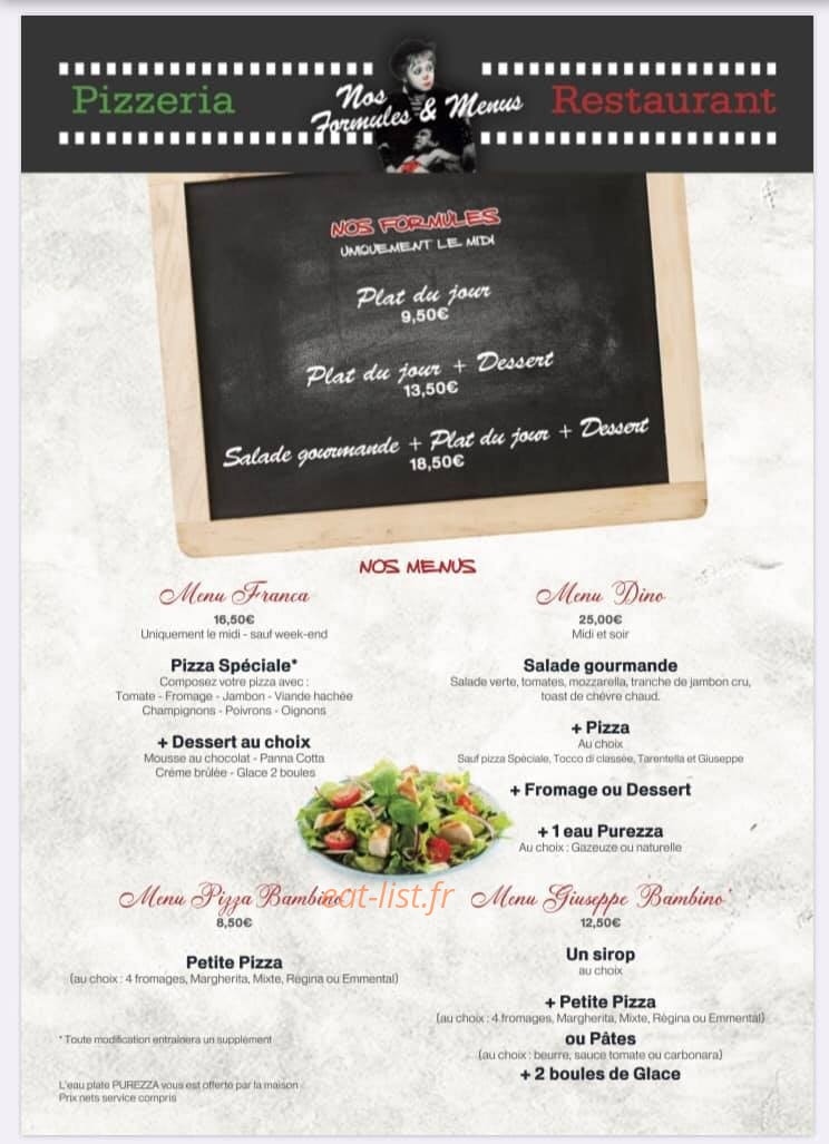 La Strada — carte page 7