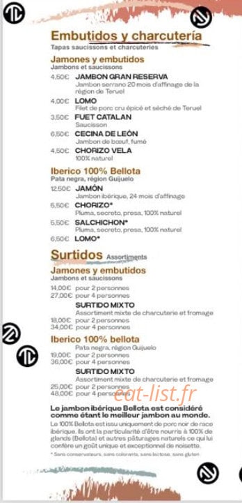 La Tapa Loca — carte page 4