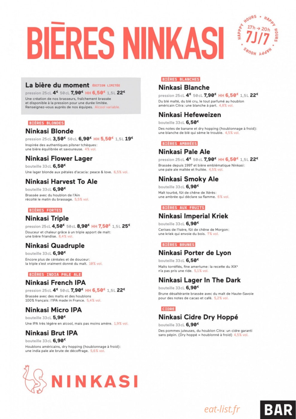 Ninkasi — carte page 6