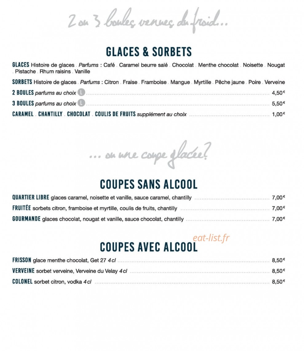 Quartier libre — carte page 19