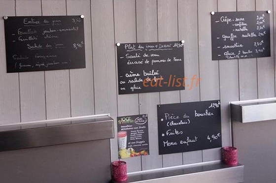 Mon P'tit Bistro — carte page 1