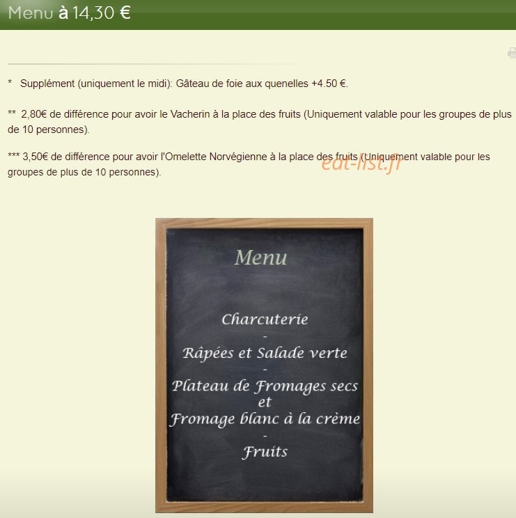 Auberge des faux — carte page 1