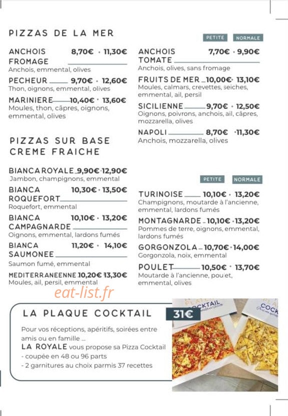 La Royale — carte page 2