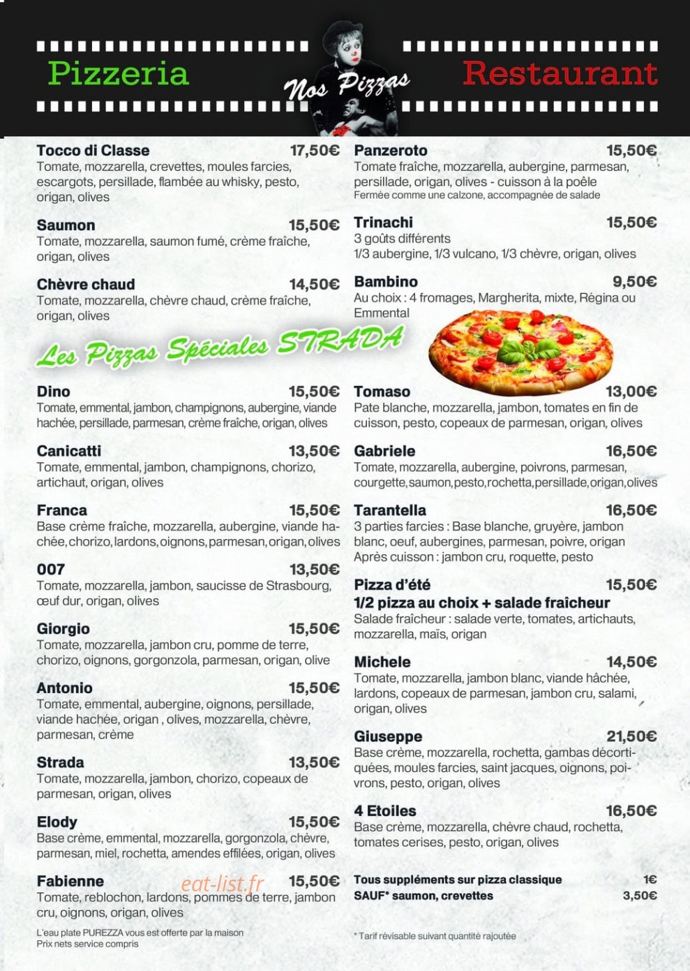 La Strada Chez Dino — carte page 5