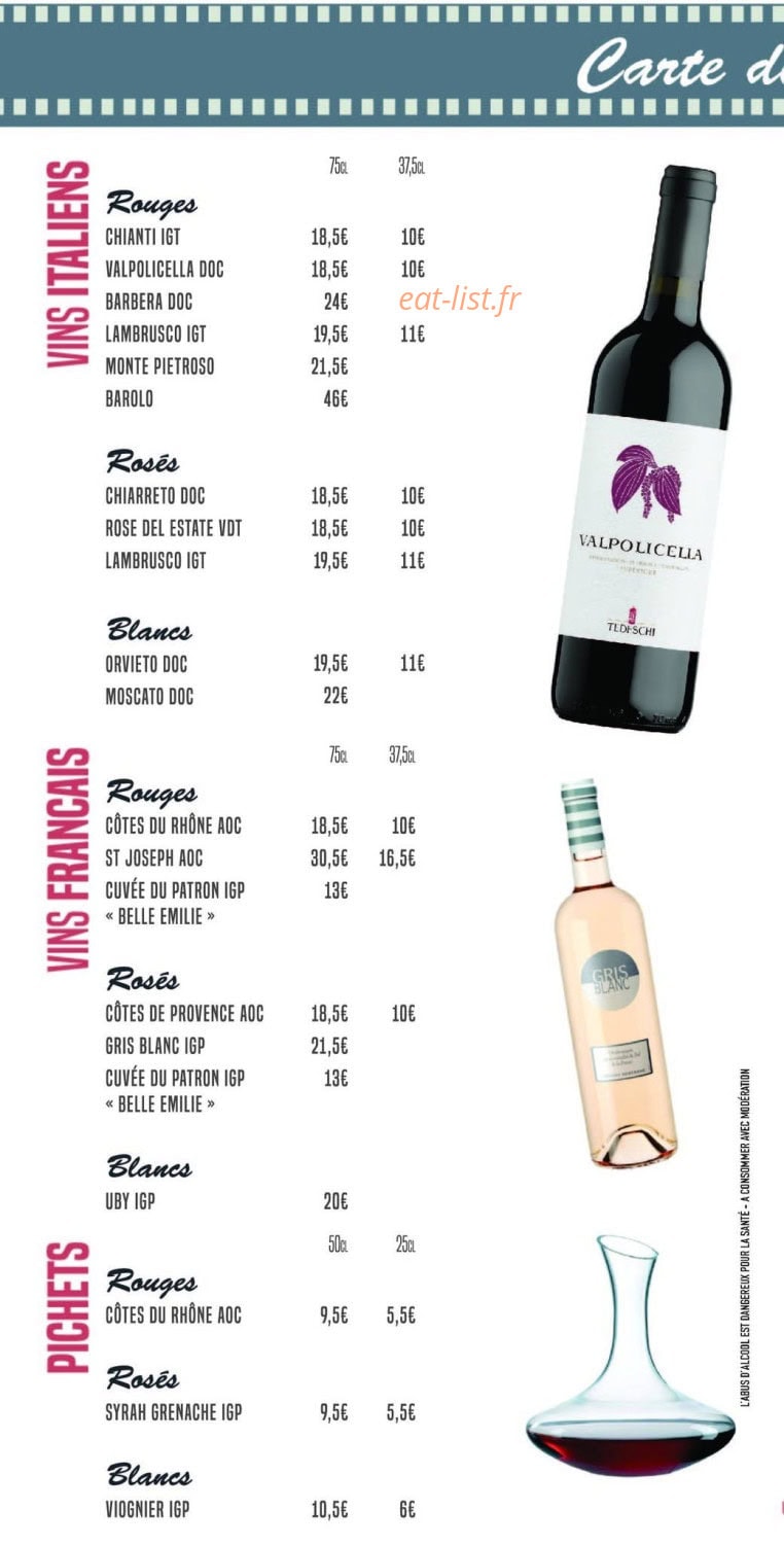La Strada Chez Dino — carte page 16