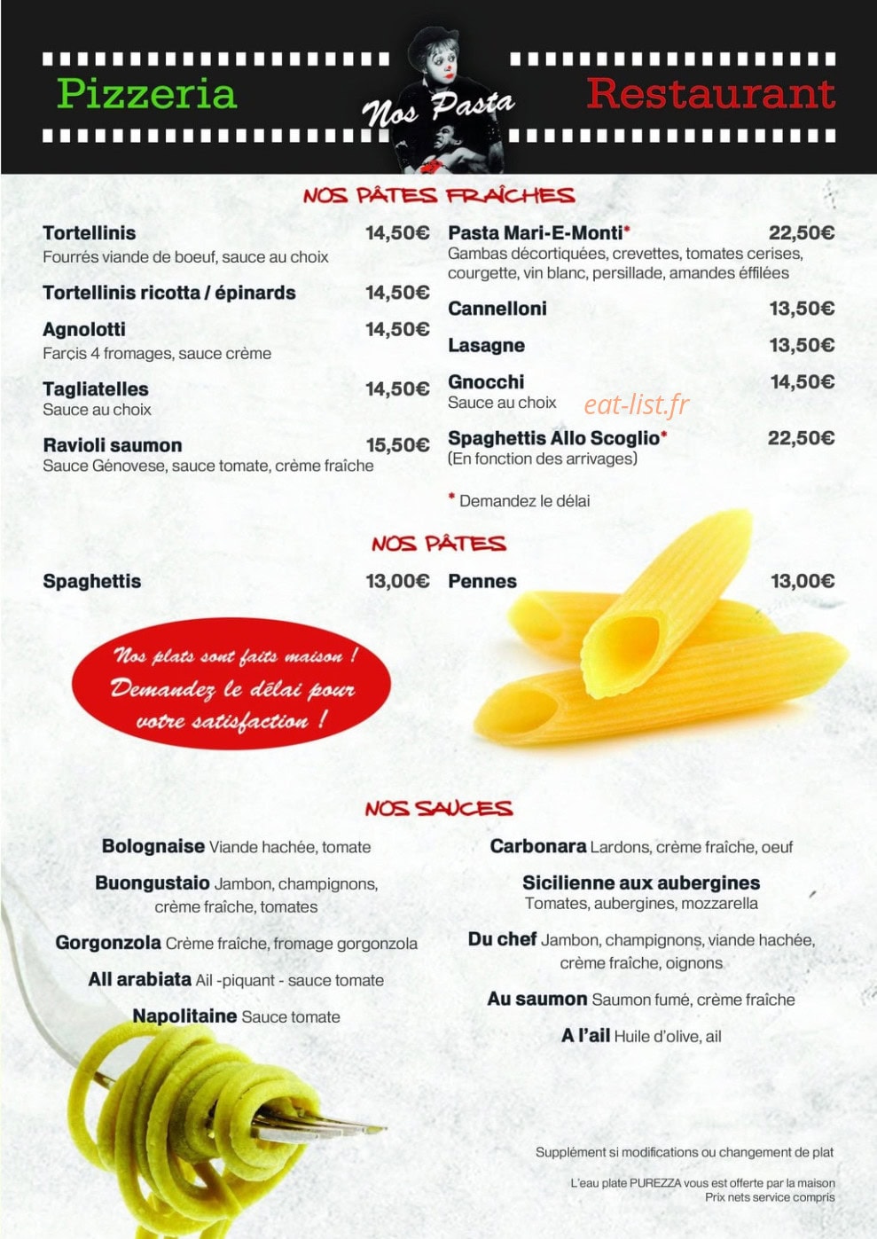 La Strada Chez Dino — carte page 7