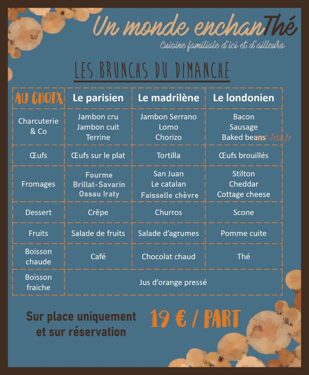 Un monde EnchanThé — carte page 1