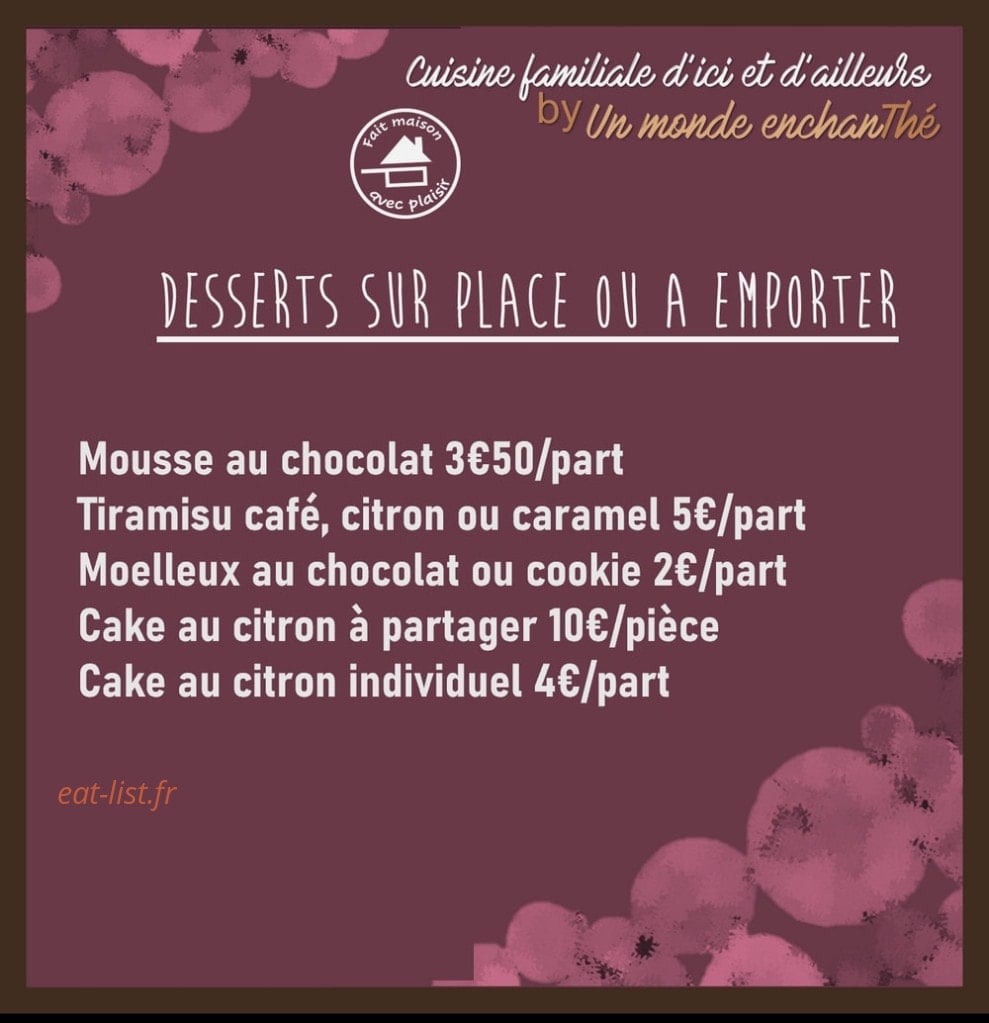 Un monde EnchanThé — carte page 2