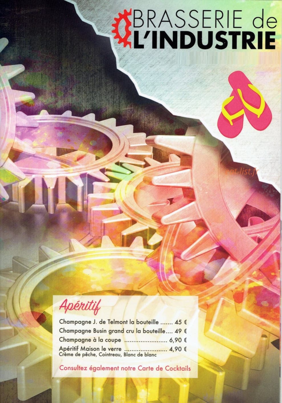 Brasserie de L'Industrie — carte page 1