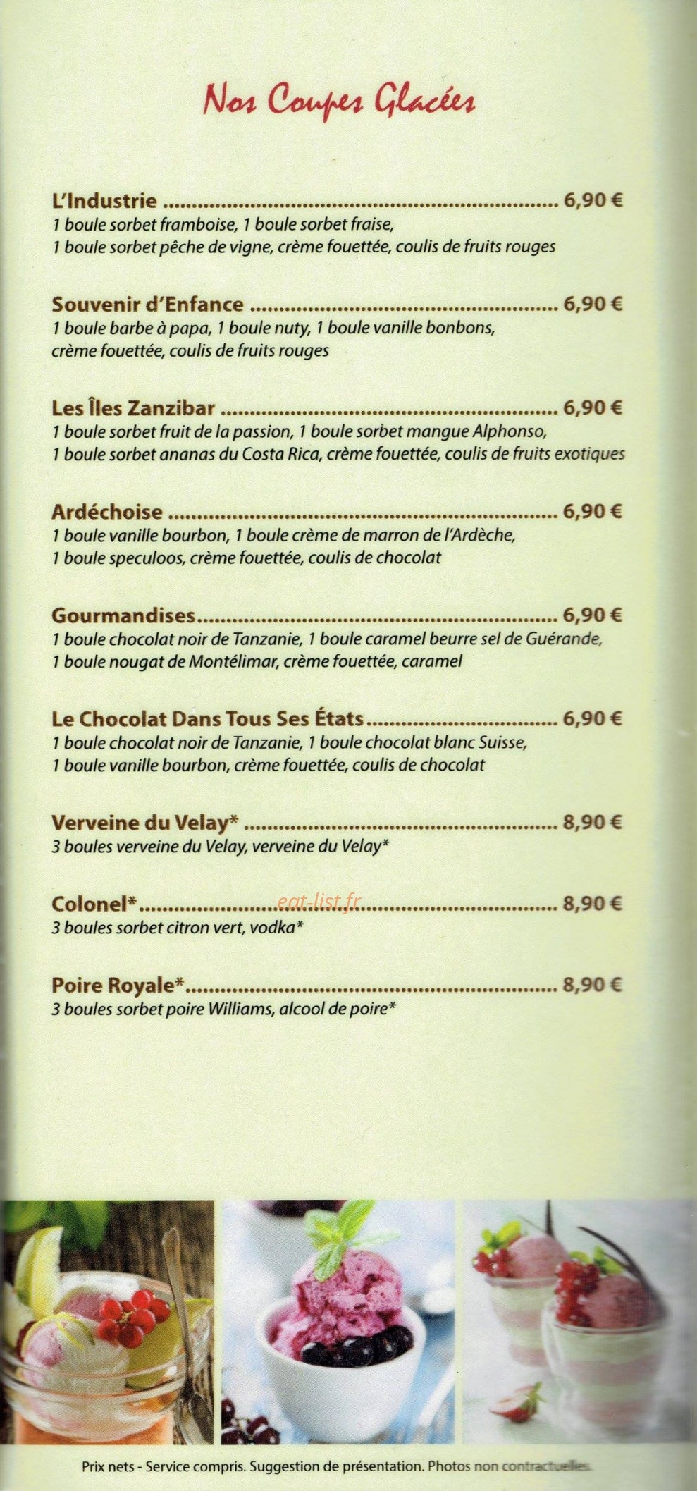 Brasserie de L'Industrie — carte page 7