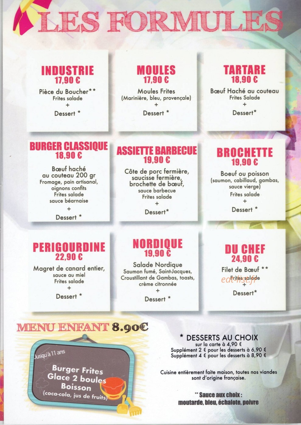 Brasserie de L'Industrie — carte page 3