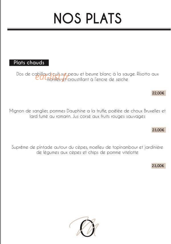 La Maison Ocre — carte page 2