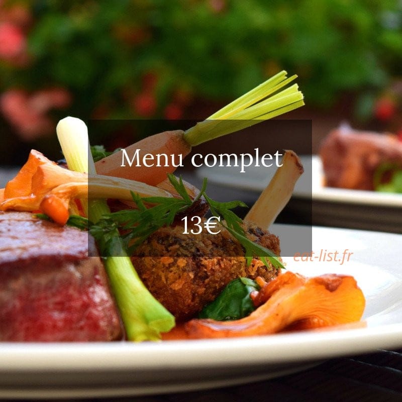 Café - Restaurant de la Tour — carte page 1