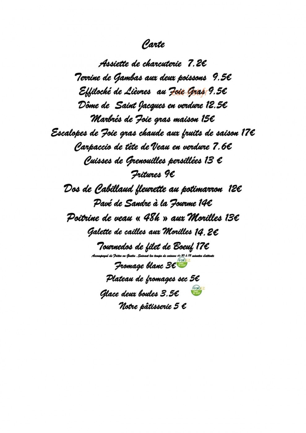 la grignotiere — carte page 4