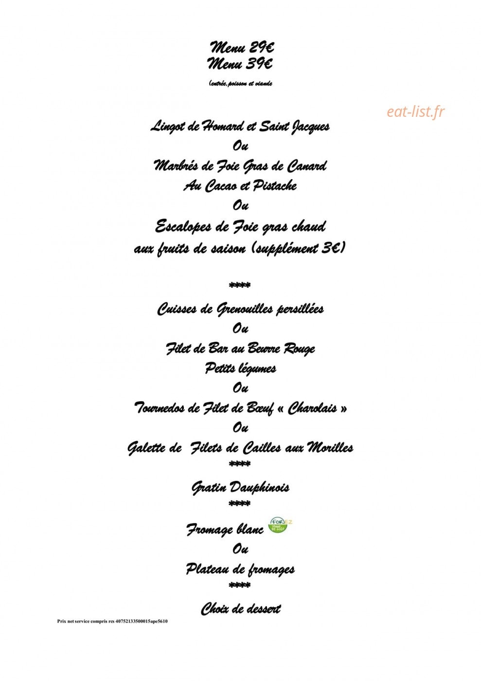 la grignotiere — carte page 3