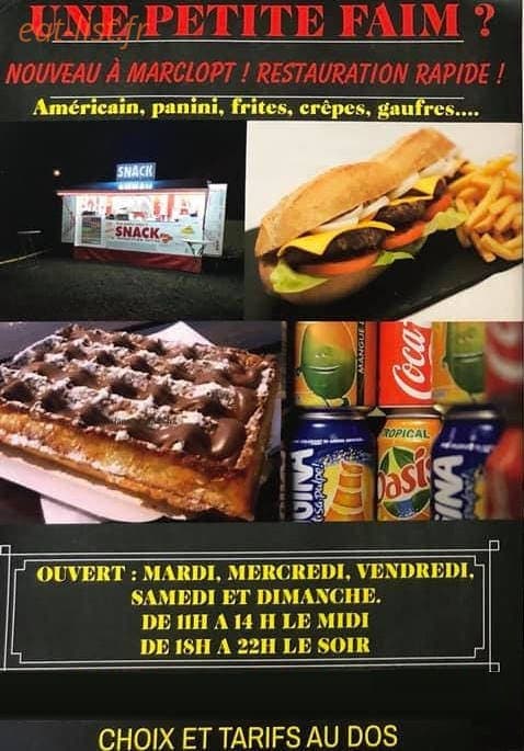 Une petite faim — carte page 1