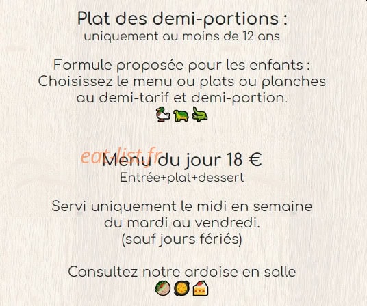 L'Aube des Sens — carte page 4