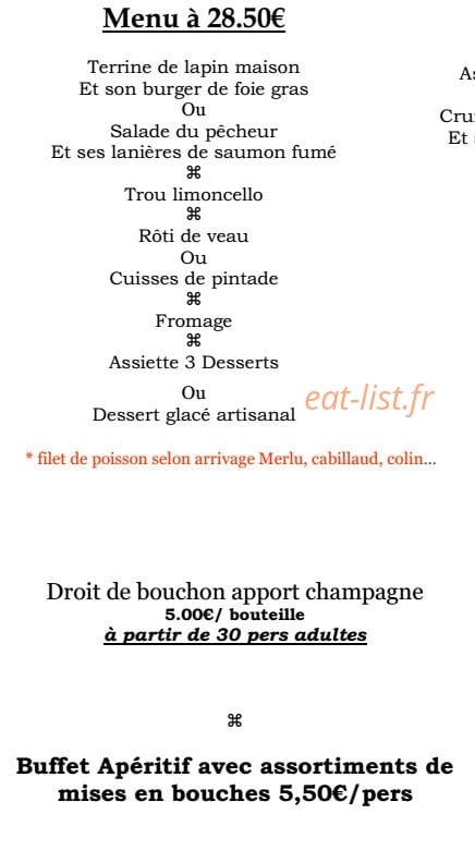 Auberge de la sauzee — carte page 13
