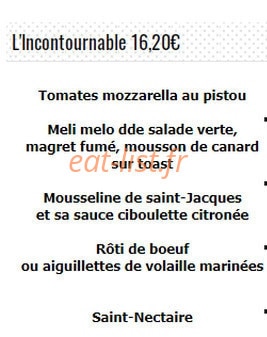 Aux Rendez-vous des Saveurs — carte page 2
