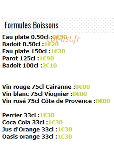 Aux Rendez-vous des Saveurs — carte page 5