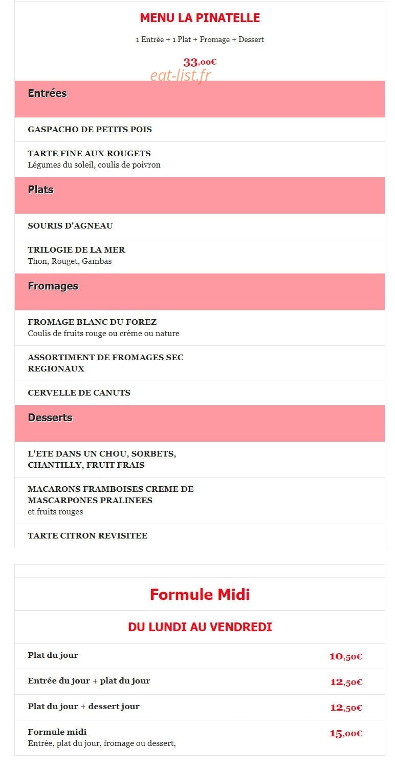 La Pinatelle — carte page 4