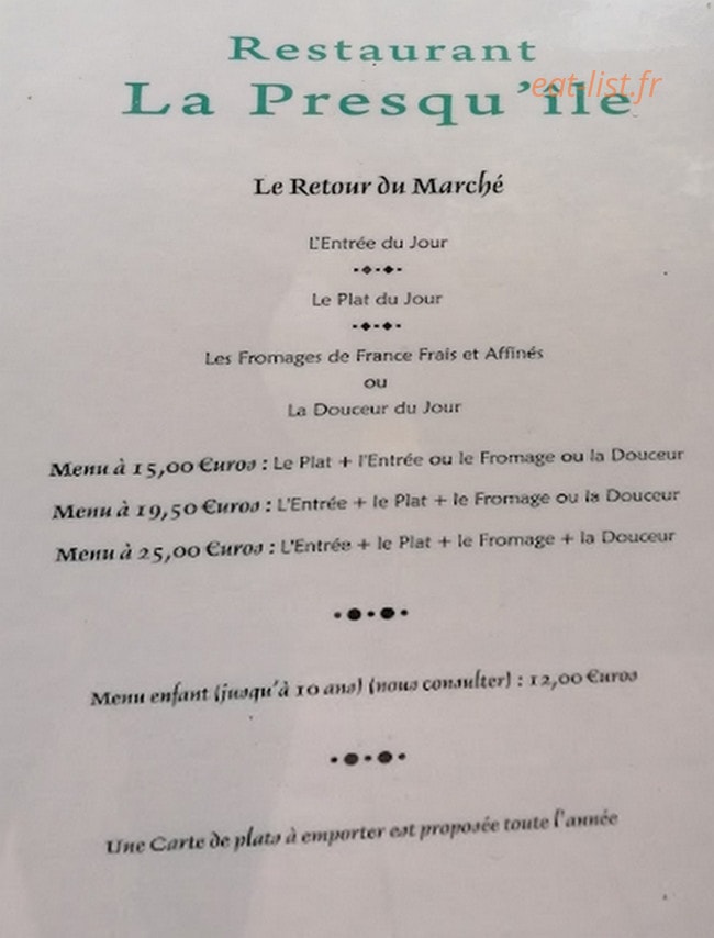 La Presqu'île — carte page 3