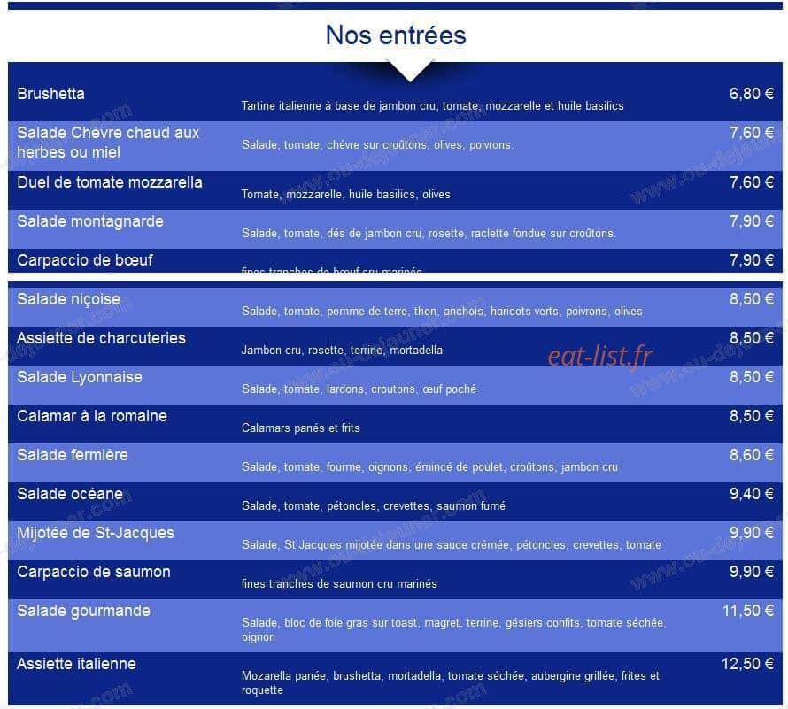 Le Cardinal — carte page 1