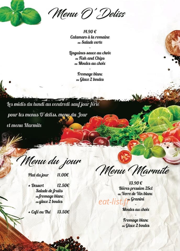 Ô’deliss — carte page 2