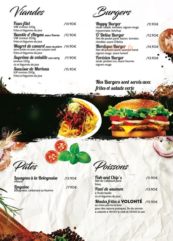 Ô’deliss — carte page 6