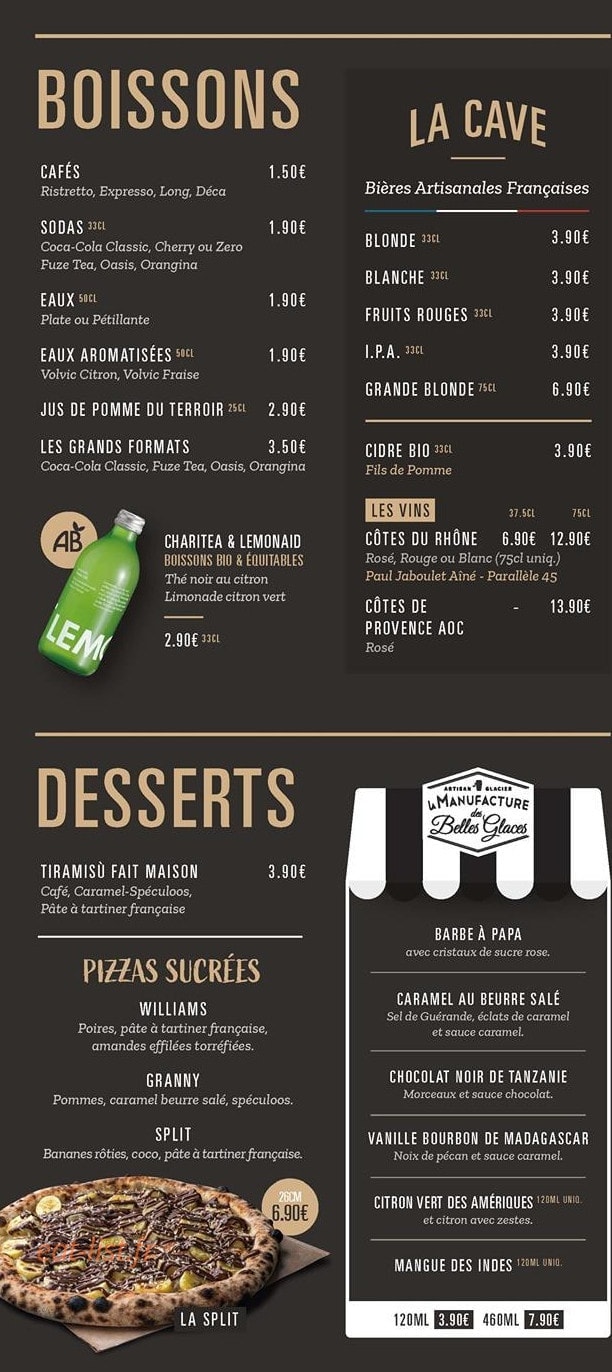 Pizza Cosy — carte page 5
