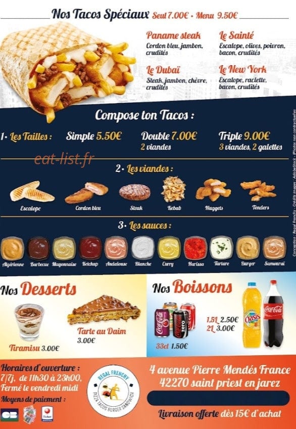 Regal frenchy — carte page 4