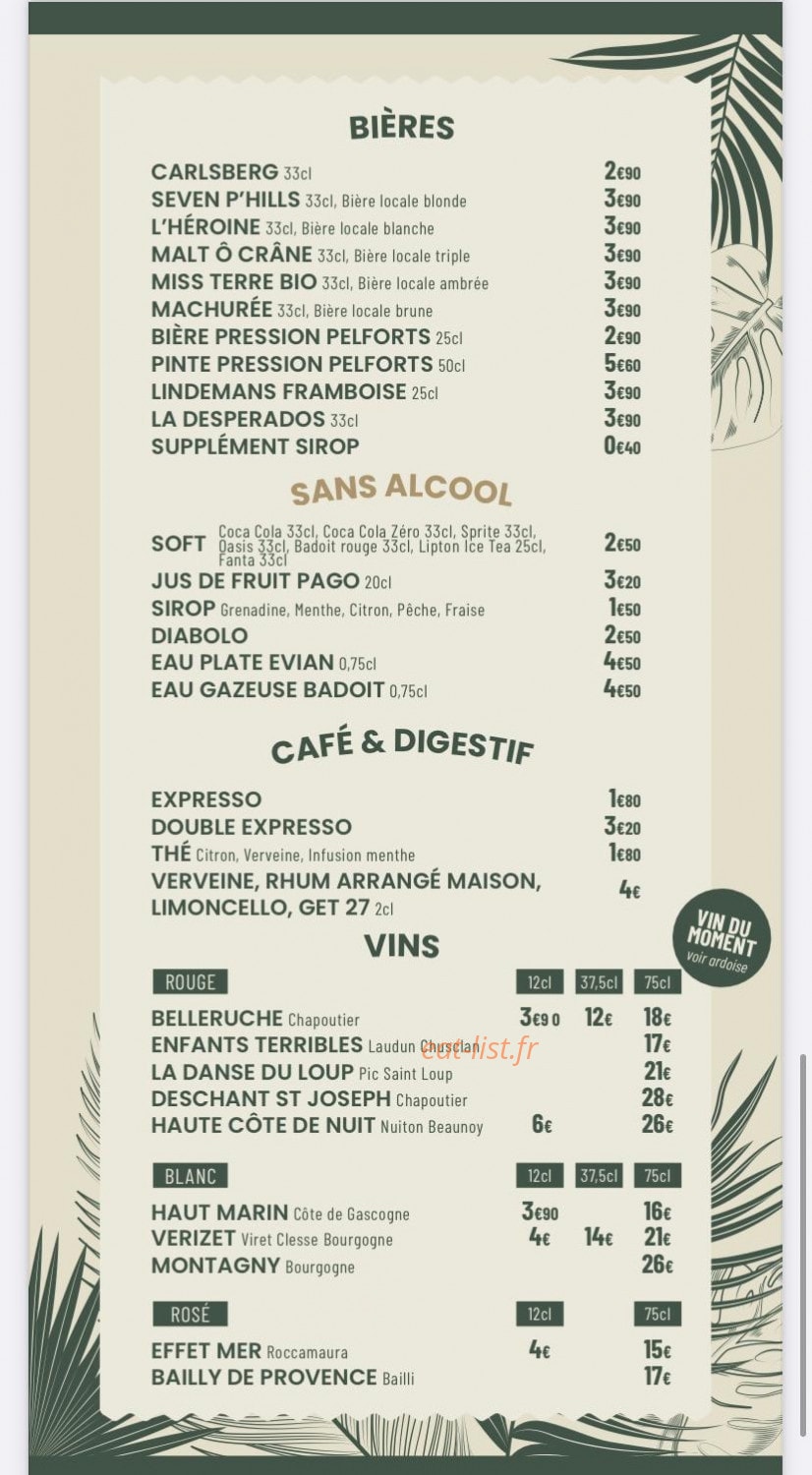 Chez MarMo — carte page 3