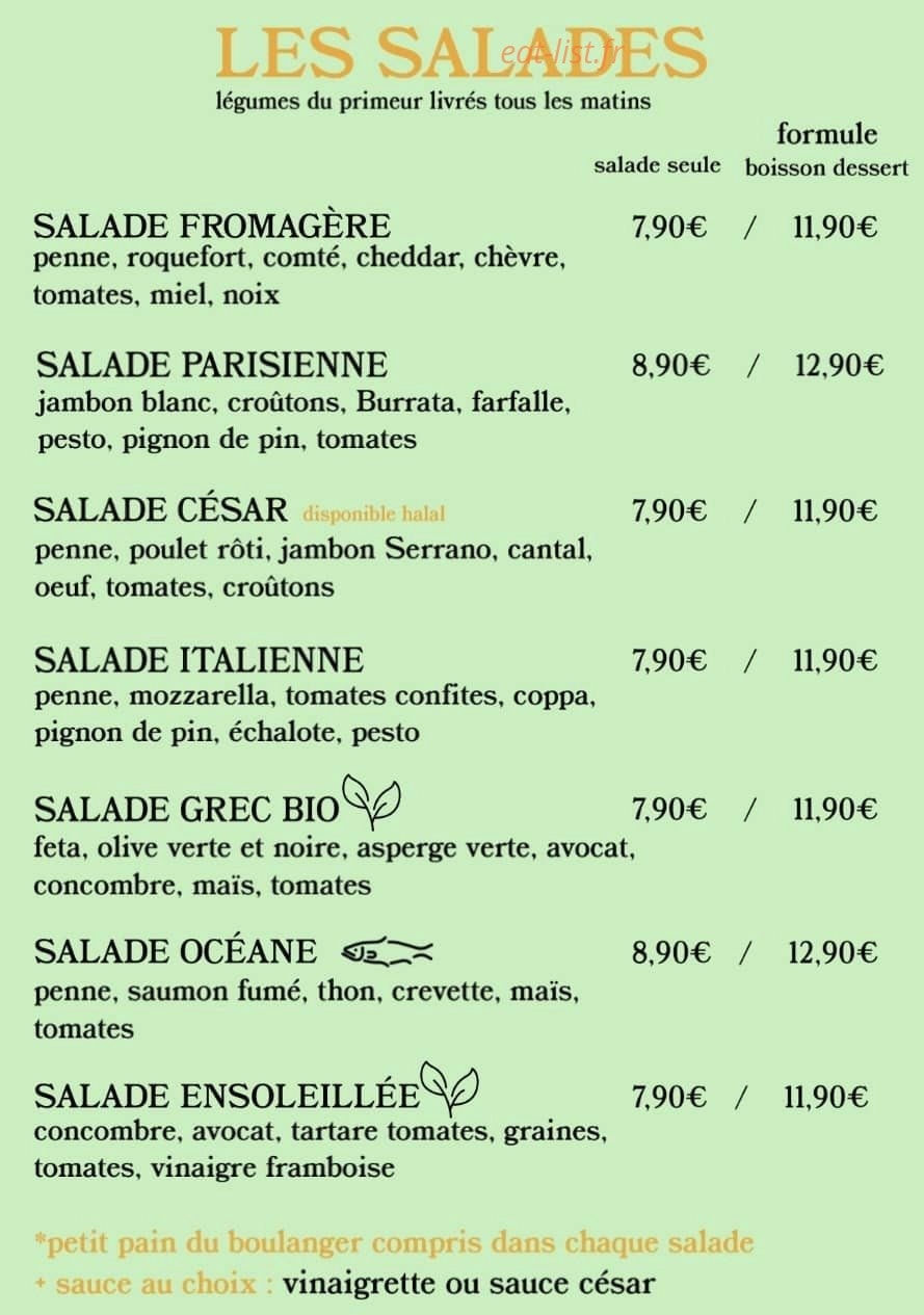 Bon & Box — carte page 1