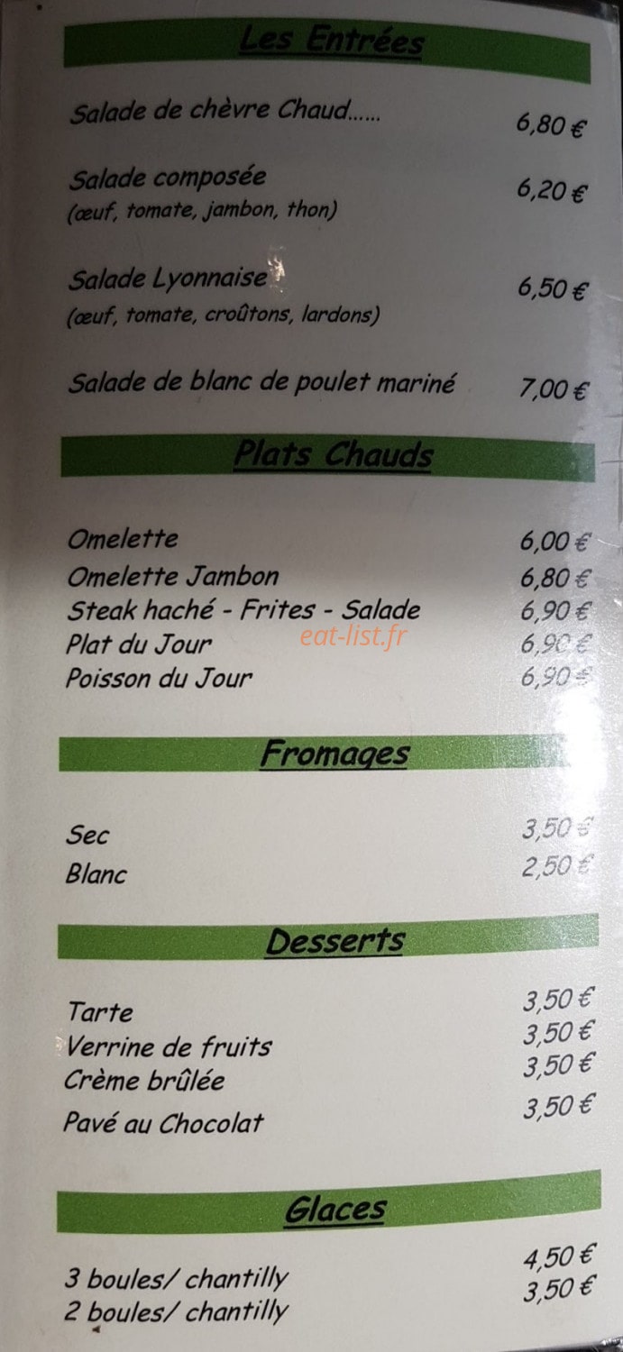 Brasserie Maxim — carte page 2
