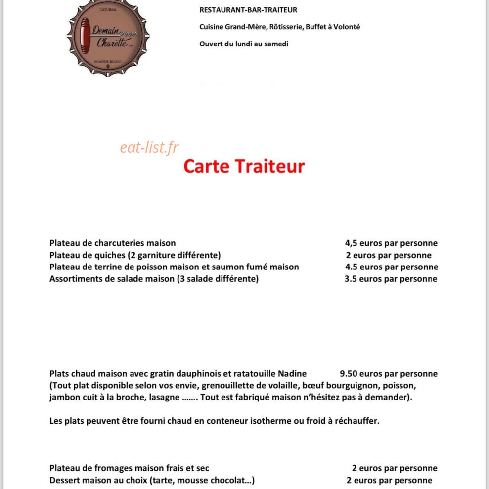 Demain Charette — carte page 1