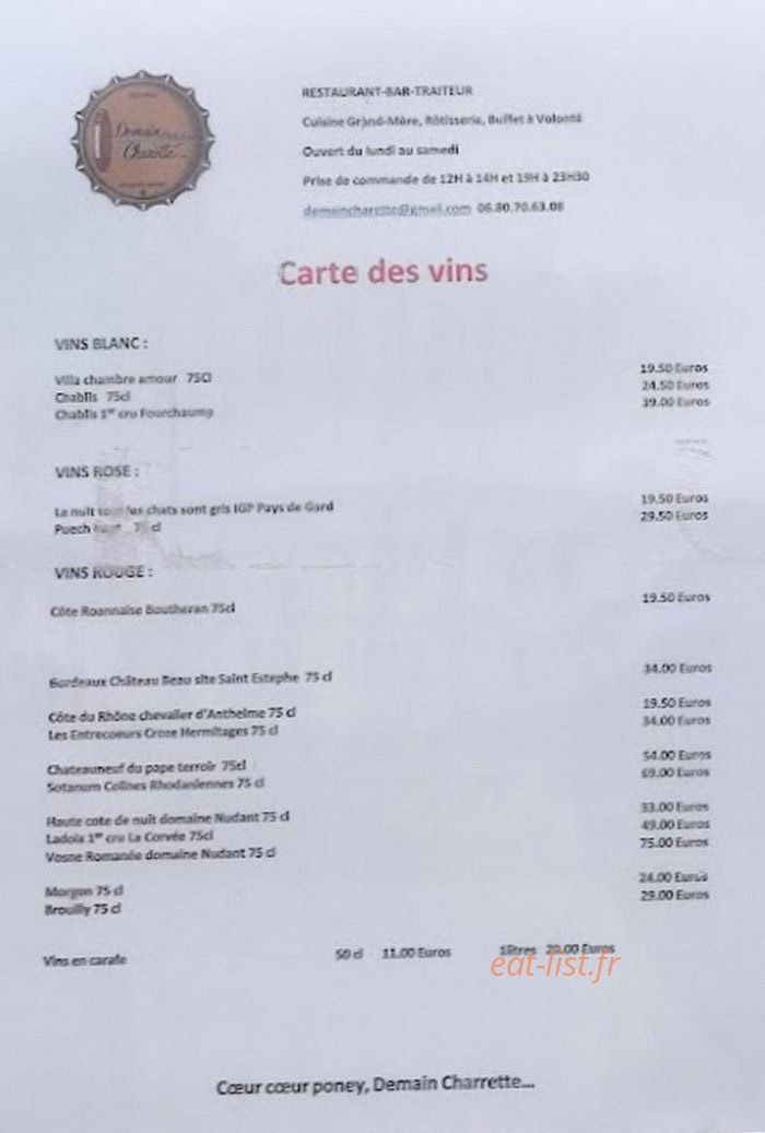 Demain Charette — carte page 2