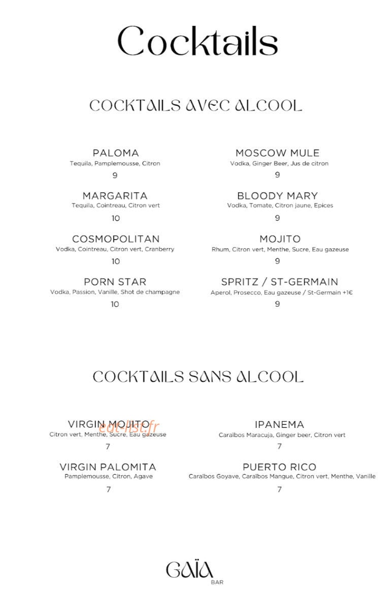 Gaïa — carte page 3