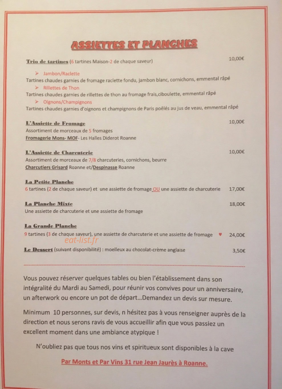 L'un verse — carte page 1