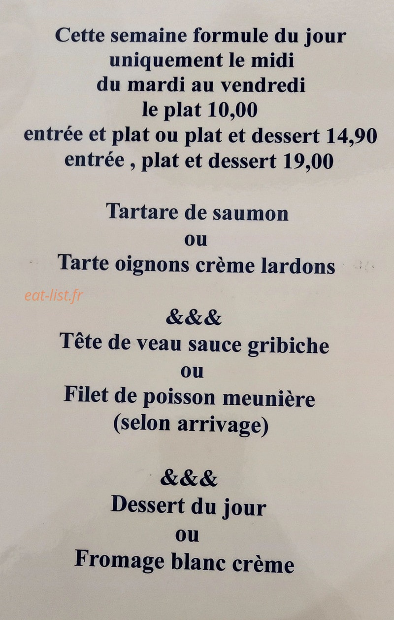 Le coq en poulpe — carte page 1