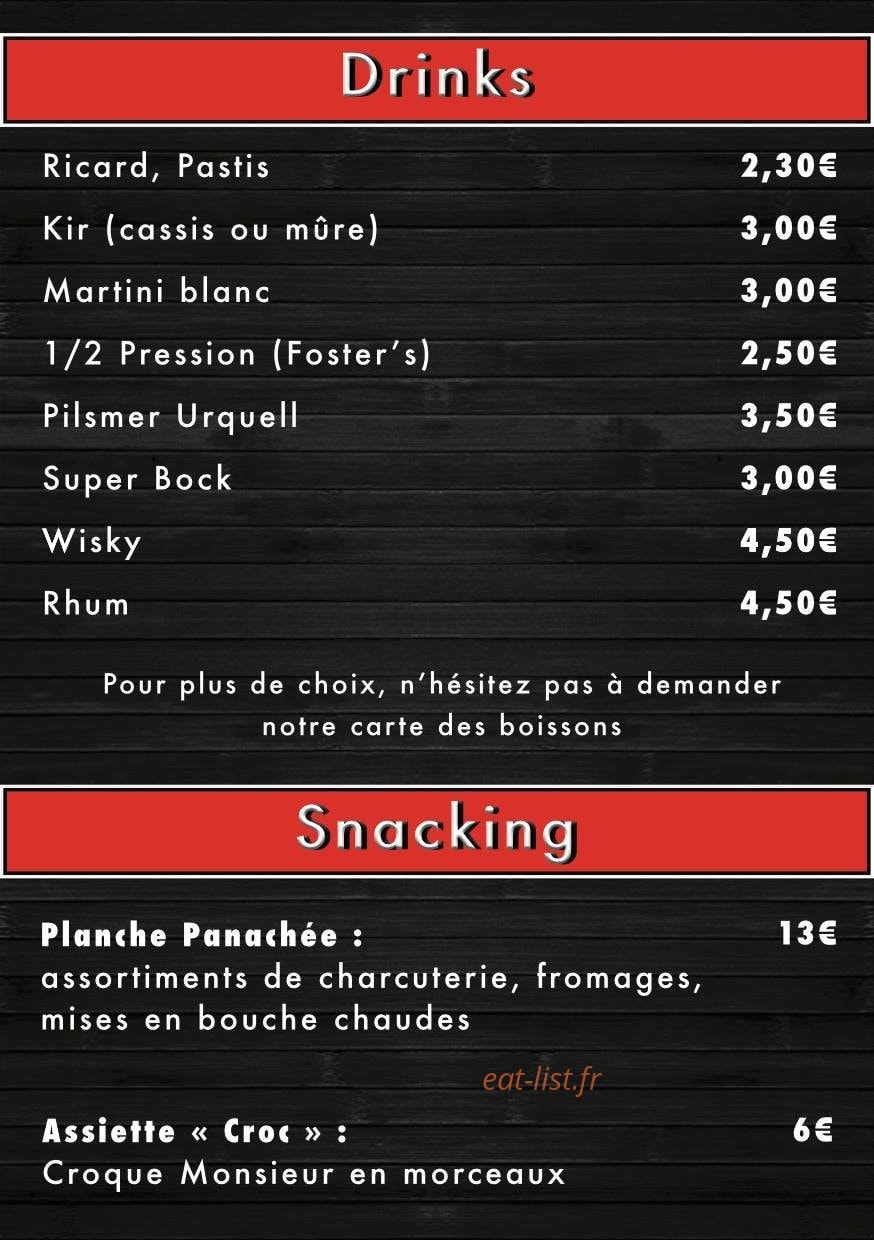 Le Jukebox — carte page 2