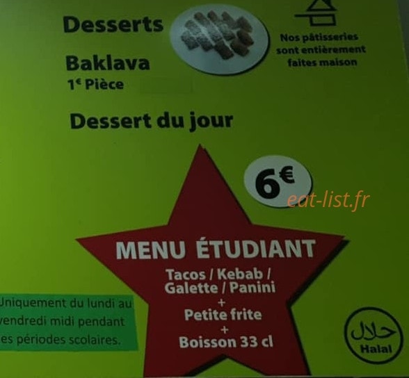 Le Petit Istanbul — carte page 4