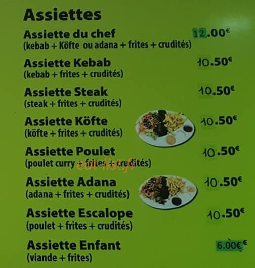 Le Petit Istanbul — carte page 3